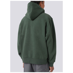 Sweat à capuche à capuche avec poche avant aux poignets élastiques pour hommes, veste en tissu confortable en mélange de coton de qualité supérieure pour hommes - Product Image 2