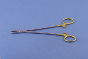 Mayo-hegar ที่ใส่เข็มสแตนเลส24ซม. เครื่องมือผ่าตัดใส่ TC ได้รับการรับรอง CE สำหรับใช้ในโรงพยาบาล - Product Image 3