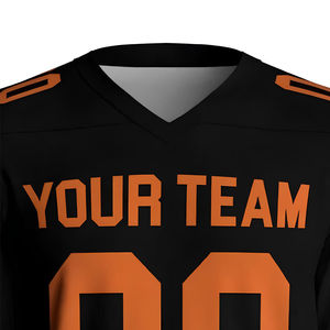 Maillot de football américain léger, respirant, à séchage rapide, confortable, manches courtes, haute qualité, personnalisable pour équipe, nouveauté, vente en gros - Product Image 3