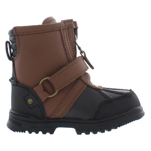 Zapatos Polo Conquered Hi para Bebés Niños, Color: Chocolate/Tan, 100% Auténticos - Product Image 3