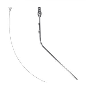 Tubo de succión mastoideo de cánula de succión Frazier de alta calidad en ángulo de 7 pulgadas y 18cm para uso médico hospitalario - Product Image 2