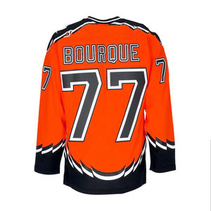 Camiseta de hockey sobre hielo por sublimación personalizada al por mayor, uniforme de equipo transpirable de secado rápido, Proveedor de Ropa de hockey a granel OEM - Product Image 5