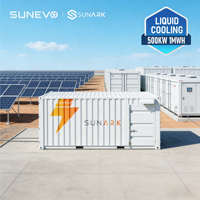 Système de stockage d'énergie Sunark 500 kW 1 MWh en conteneur avec protection BMS, surveillance locale EMS pour une gestion énergétique sûre et efficace