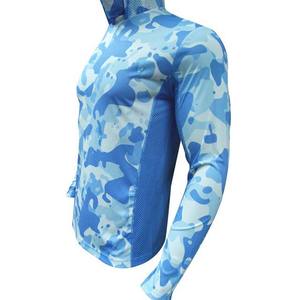 Camisas de pesca de manga larga para hombre rendimiento UPF 50 + al por mayor con capucha y cuello Gaitor poliéster Spandex nuevo diseño OEM personalizado - Product Image 6