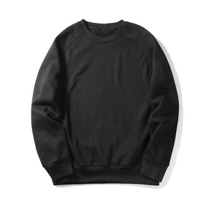 Sudadera de algodón 100% ajustada personalizada para hombre, jersey de cuello redondo con relieve de estilo callejero a la moda para invierno - Product Image 4