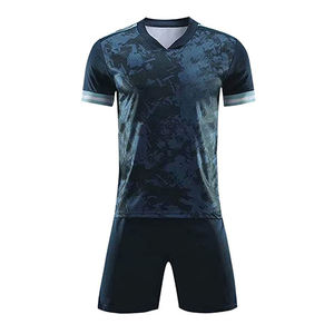 Kit de football d'équipe pour hommes, maillot et short, uniformes, design, vente en gros, bon marché, - Product Image 6