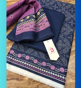 Ssumaira Original BINSAEED Khaddar imprimé numérique 3 pièces non cousu Salwar Kameez indien et pakistanais vêtements Khaddar chemise - Product Image 3