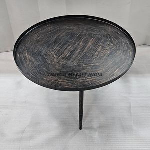 Round <b>White</b> <b>Coffee</b> <b>Table</b> with a Glossy Circular Top and Textured Speckled Cylindrical Pedestal Base Stone Inspired Material - Product Image 4