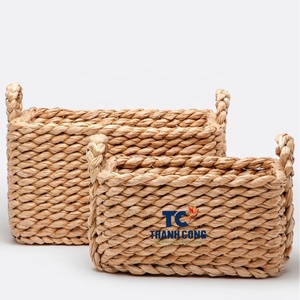 NUEVA CESTA PARA 2025 Cesta de algas marinas tejida versátil con dos asas, ideal para uso diario, organización del hogar o regalos - Product Image 1