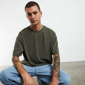 OEM al por mayor transpirable logotipo personalizado de talla grande hombres camisetas de gran tamaño 100% algodón con mangas cortas - Product Image 5