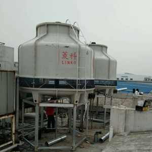 Tour <span class=keywords><strong>de</strong></span> refroidissement ronde en PRF 50 tonnes <span class=keywords><strong>de</strong></span> marque Linko avec moteur pour refroidisseur <span class=keywords><strong>de</strong></span> climatisation à contre-courant et refroidissement à <span class=keywords><strong>eau</strong></span> industriel - Product Image 3