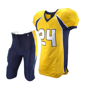 Uniforme de fútbol americano de sublimación personalizado de tamaño XL de alta calidad, conjuntos transpirables, Diseña tu propio para el nombre del equipo, número Patte - Product Image 4