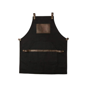 Nuevo delantal de trabajo de cuero genuino completo Delantal de chef hecho con delantal de cuero genuino - Product Image 3