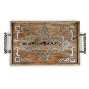 Restaurante Ware Fancy Designer Chocolate Platter Hecho a mano Venta caliente Wedding Ware Venta al por mayor Lujo Nueva bandeja de chocolate - Product Image 2