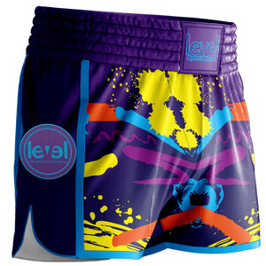 Shorts de MMA BJJ Sin Gi de Doble Capa con Forro de Compresión, Corte Alto con Abertura, Tejido Duradero, Suave y Transpirable - Product Image 3