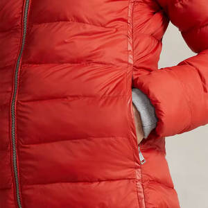 Veste matelassée d'hiver pour homme avec col roulé, fermeture éclair, imprimé, respirante, en softshell - Product Image 6