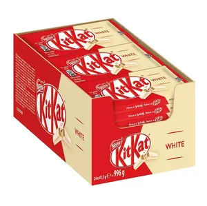 Oblea de chocolate caramelo de 2 dedos Nestlé Kitkat de calidad superior 18x19,5g Stock a granel a precio barato al por mayor