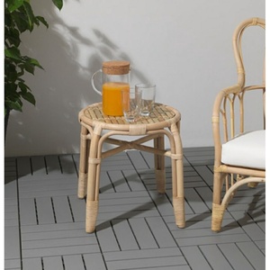 Top Produit Table Basse Minimaliste en Rotin Tissé avec Design en Bambou pour Décoration de Café Décontractée ou Meubles de Salon - Product Image 6