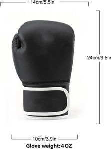 Gants de boxe, gants d'entraînement en mousse éponge Thai Kick Boxing pour enfants et jeunes, adaptés aux garçons et aux filles. - Product Image 3