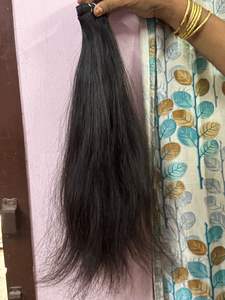 Extensions de cheveux alignées sur les cuticules indiennes vierges pures 100% faisceaux droits ondulés bouclés de meilleure qualité directement de l'Inde - Product Image 3