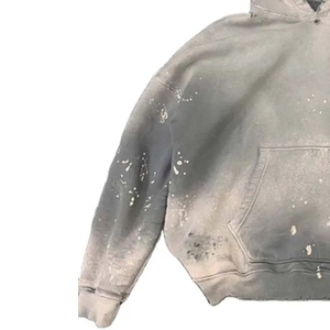 Custom Streetwear Women Men's 500Gsm Heavyweight Oversized Blank Acidwash <b>Vintage</b> Distressed <b>Zip</b> <b>up</b> <b>Hoodies</b> for Men - Product Image 3