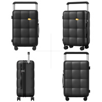 Ensemble de bagages à roulettes pour ordinateur portable personnalisé, valise à main avec organisateur de trousse de toilette, mini étui de transport