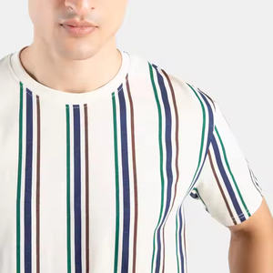 T-shirts décontractés Boxy pour hommes personnalisés en gros meilleur style surdimensionné et respirant en polyester/coton imprimé - Product Image 5