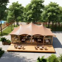Contenedor de Madera de Lujo para Cafetería |   Unidades de Restaurantes Prefabricadas con Estructura de Acero |   Edificios Modulares para Comedor y Oficina al Aire Libre