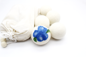 Boule de séchage en feutre faite à la main, best-seller 2023 - Boule de séchage en laine blanche faite à la main - Boule de séchage en laine faite à la main - Product Image 4