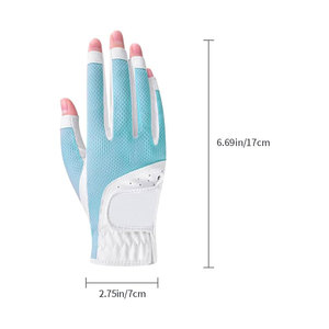 Gants de golf d'usine prix du fabricant en cuir premium personnalisé excellente prise en main super doux respirant durable hommes gant de golf - Product Image 6