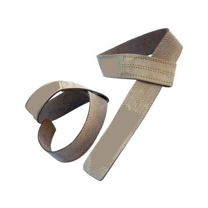 Sangles de levage en cuir pour entraînement en salle de sport, sangles de maintien durables pour la musculation et le bodybuilding - Product Image 4