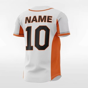 Maillot de baseball personnalisé, vêtements d'équipe, uniforme athlétique à boutons, fabricant OEM - Product Image 4