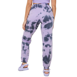 Pantalones Deportivos de Mujer de Alta Calidad 2026, Lavado Ácido, 100% Algodón Orgánico, Estilo Holgado, Desteñido, con Logotipo y Etiqueta Personalizados - Product Image 2