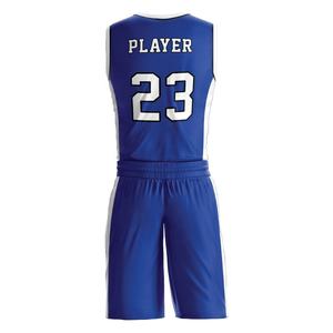 Maillots de basket-ball respirants anti-bouloches de haute qualité unisexe, ensembles de joueur grande taille avec logo personnalisé imprimé - Product Image 2