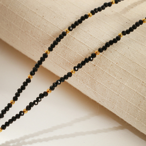 Collar de perlas de agua dulce naturales, collar con colgante minimalista, perla de agua dulce redonda blanca - Product Image 5