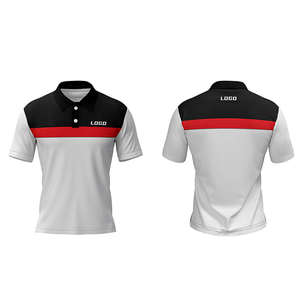 Chemises de golf pour hommes 2025 de qualité supérieure, 100 % coton, couleur unie, séchage rapide, respirantes, coupe standard, 2 boutons, pour le sport - Product Image 3
