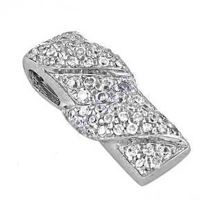 Colgante de Cristal Plateado para Mujer, Joyería Elegante con Diseño Intrincado para Cualquier Ocasión - Product Image 3