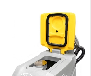 Nettoyeur de sol industriel professionnel de qualité, démontage sans outils, nettoyage à sec, avec plaque de brosse de 17 pouces - Product Image 2