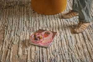 Tapis modernes en laine faits à la main de haute qualité tapis de style persan blanc crème 4x6 à 8x10 tailles pour la maison ou la voiture - Product Image 5