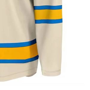 Camiseta de hockey sobre hielo con logotipo personalizado, camiseta de hockey sobre hielo de nuevo diseño de alta calidad, precio razonable, servicio OEM - Product Image 5
