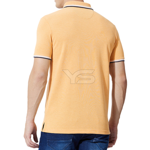 Jersey de algodón/Spandex para hombre, camiseta de golf para Polo, diseño personalizado, logotipo de tu propia marca, venta al por mayor, novedad - Product Image 3