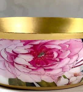 Plato ovalado de metal con estampado de flores a precio barato con tazón de inmersión a granel - Product Image 5