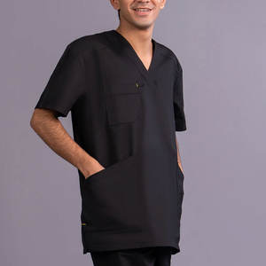 Nom personnalisé imprimé pas cher prix bas quantité minimale de commande gommage médical costumes léger Pakistan usine vente directe hôpital gommage uniforme - Product Image 3