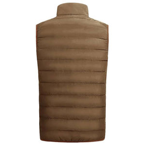 เสื้อกั๊กปลาปักเป้าผ้าฝ้ายสีทึบแห้งเร็วสำหรับผู้ชาย - Product Image 2