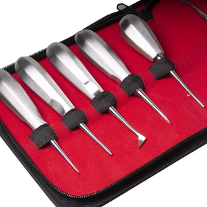 Conjunto de instrumentos quirúrgicos para extracción dental y elevación de raíces - Product Image 3