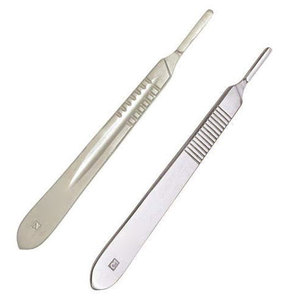 Scalpel chirurgical personnalisable en acier inoxydable à alimentation manuelle, taille sur mesure, instruments chirurgicaux de base BP - Product Image 3