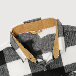 Chemise en flanelle à carreaux respirante et confortable pour homme, grande taille, élégante, chaude, en coton, à simple boutonnage, collection 2026 - Product Image 3