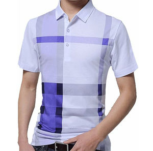 เสื้อโปโลลำลองสำหรับผู้ชายเสื้อโปโลระบายอากาศสีทึบดีไซน์ใหม่โลโก้ตามสั่ง - Product Image 5