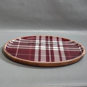 ถาดไม้มะม่วงธรรมชาติที่มีรูปทรงที่เป็นเอกลักษณ์และผิวเรียบเนียนสำหรับการเสิร์ฟที่หรูหราและการตกแต่งบ้าน - Product Image 5