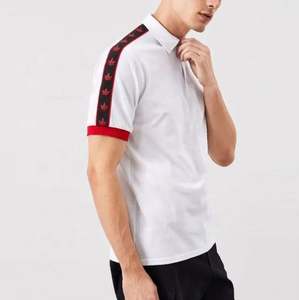 Personalizado bordado 100% algodón peinado Piqué Golf para Polos para hombres sólido 220 Gsm temporada de verano personalizable camisetas en blanco - Product Image 6